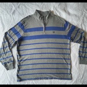 CHAPS by Ralph Lauren long sleeve 3/4 zip shirt